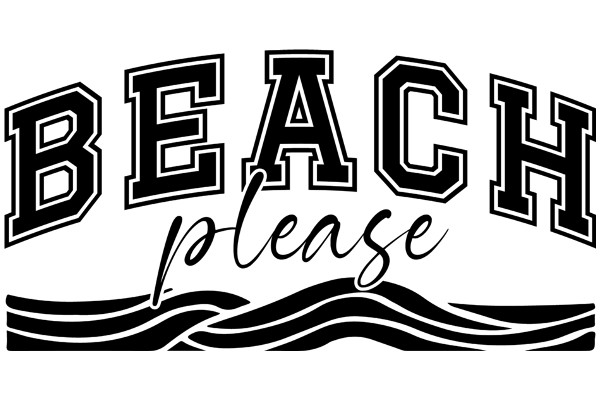 Beach Please: A Sign of Hospitality and Relaxation