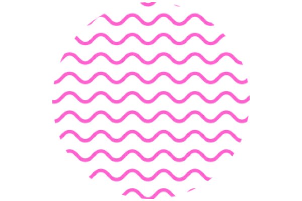 Stylized Pink Wave Pattern