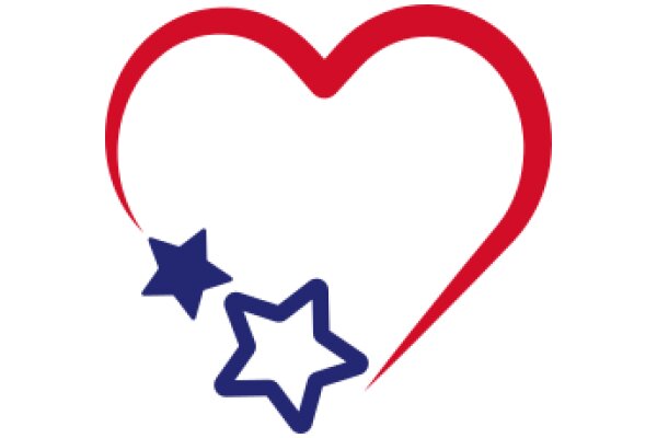 A Digital Valentine: A Heart with Stars