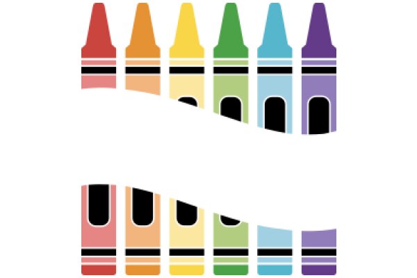 A Colorful Collection of Crayon Tips