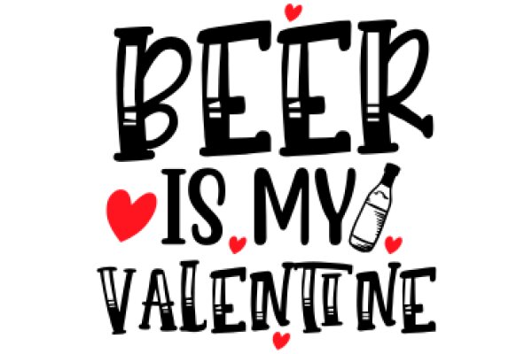 Beer is My Valentine: A Playful Take on the Classic Love Sentiment