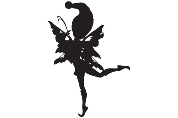 Silhouette of a Butterfly Dancer