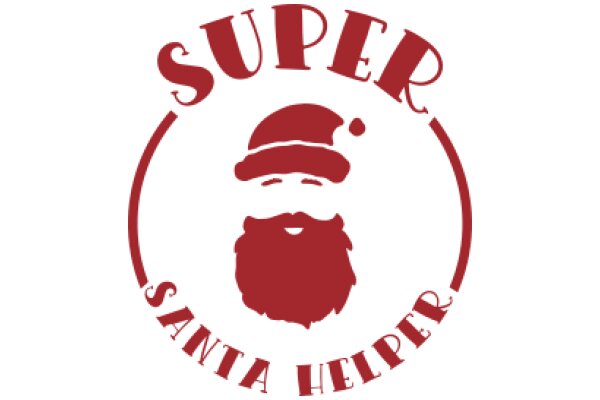 Super Santa Helper: A Festive Logo for the Holiday Season