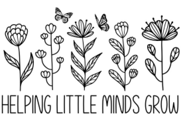 Helping Little Minds Grow: A Collection of Educational Flower and Butterfly Illustrations