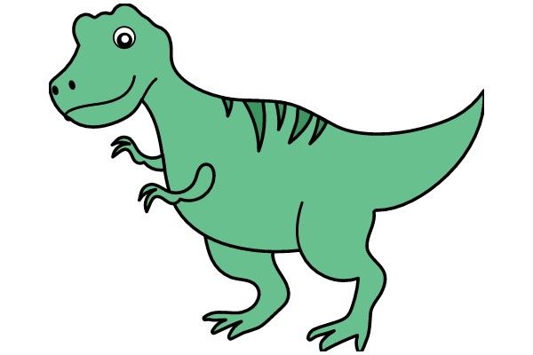 A Friendly Green Dinosaur