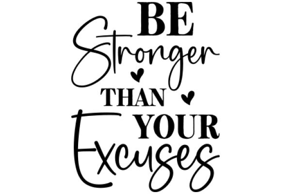 Empowerment Quote: Be Stronger Than Your Excuses