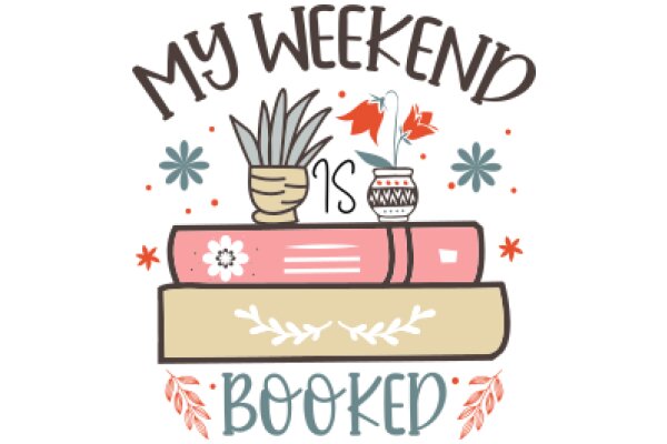 My Weekend Booked: A Graphic Illustration of a Relaxing Weekend Awaits