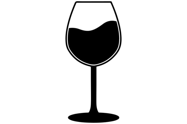 A Simple Wine Glass Icon