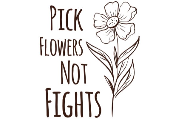 Pick Flowers, Not Fights: A Gentle Reminder of the Simple Pleasures in Life