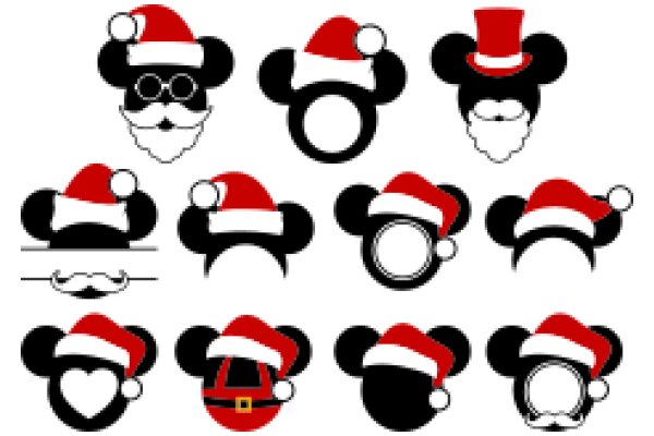 A Festive Collection of Mickey Mouse-Inspired Christmas Hats