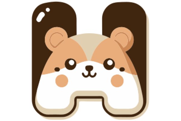 Cute Cartoon Bear with a Smile