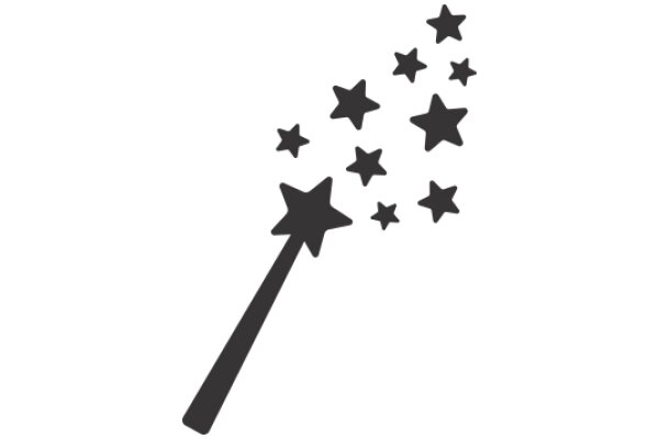 Whimsical Wish: A Starry Night with a Magic Wand