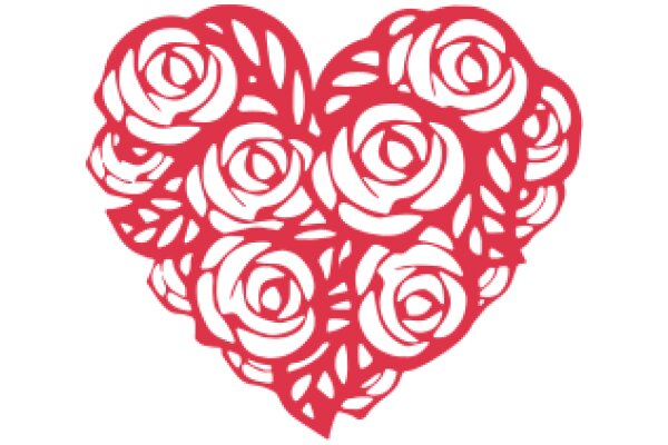 A Vibrant Red Rose Emblem