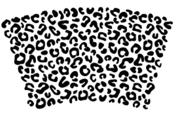 A Pattern of Black Circles on a White Background