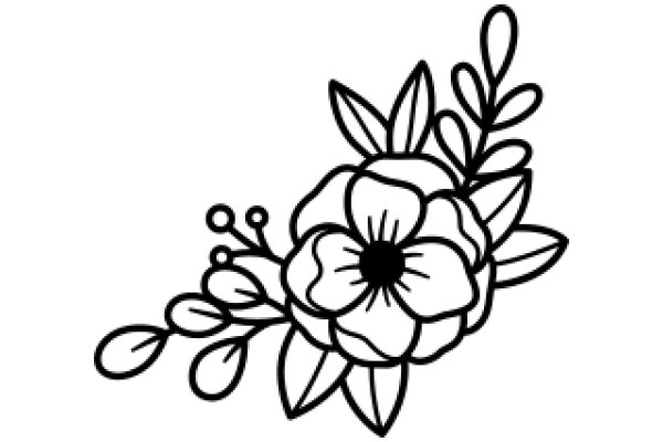 Stylized Flower Illustration