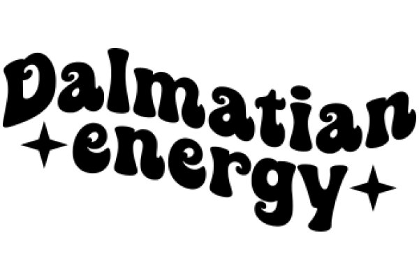 Stylized Text Art: Dalmatian Energy