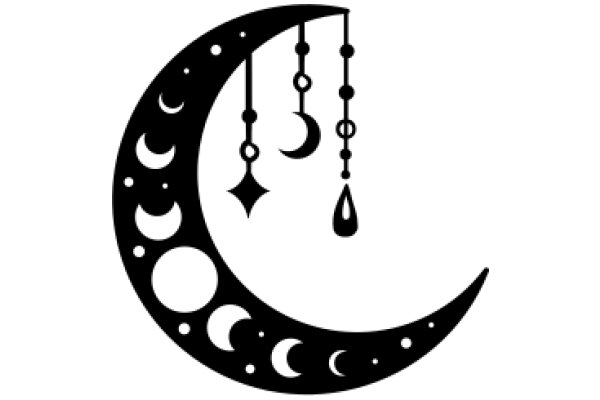 Moon and Star Decoration: A Symbol of Night and Tranquility