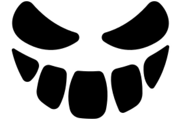 Simplistic Icon of a Smiling Face with Teeth