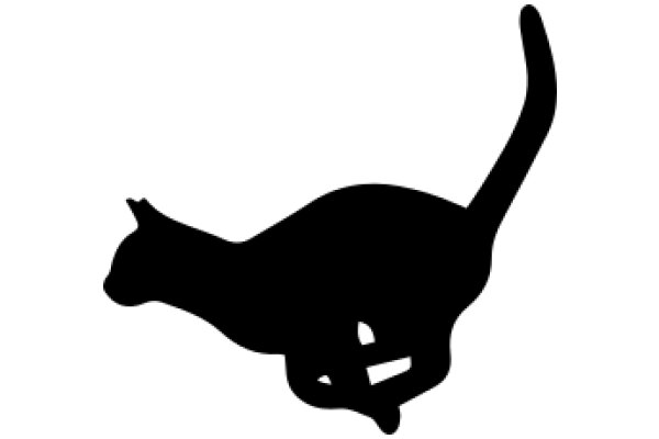 Silhouette of a Cat: A Graphic Design