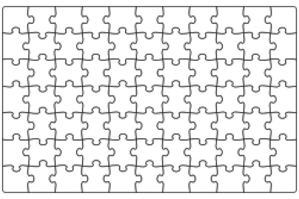 Puzzle Piece Pattern: A Visual Guide to Connecting the Dots