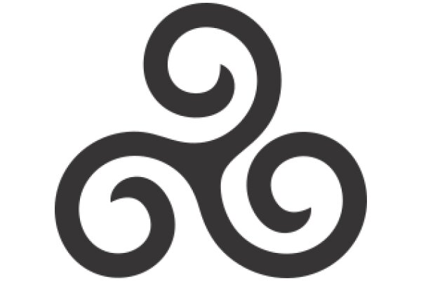 Stylized Logo of a Swirling Design