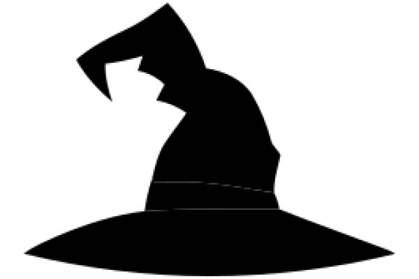 Silhouette of a Witch's Hat