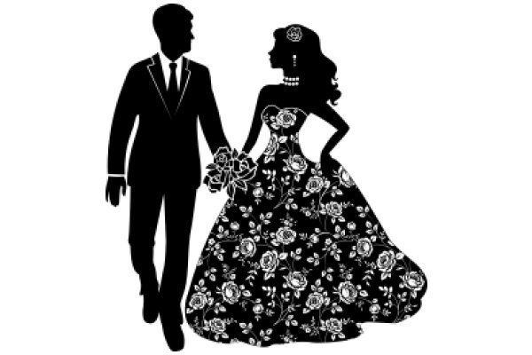 A Silhouette of a Couple's Special Day