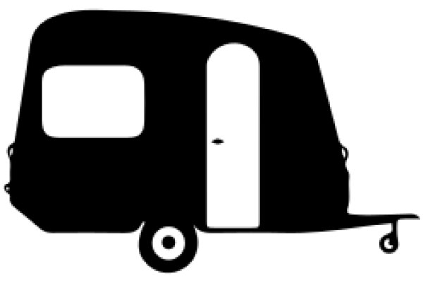 A Silhouette of a Camper Van