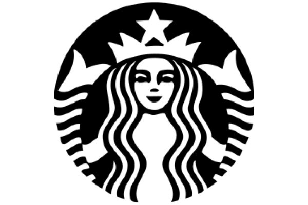 Starbucks Logo with a Stylized Star and Crown