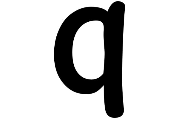 A Pixelated Letter 'A' in