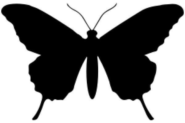 A Silhouette of a Butterfly: A Symbol of Transformation and Beauty