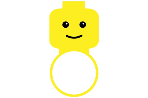 A Friendly Yellow Emoji with a Smile