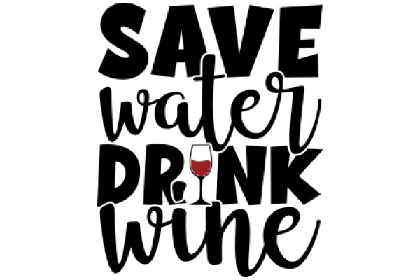 Save Water, Drink Wine: A Humorous Take on Environmental Consciousness