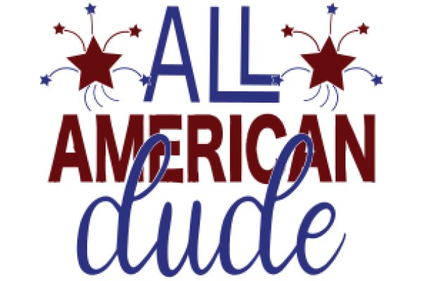 All American Dude: A Graphic Design Showcasing the Spirit of American Culture