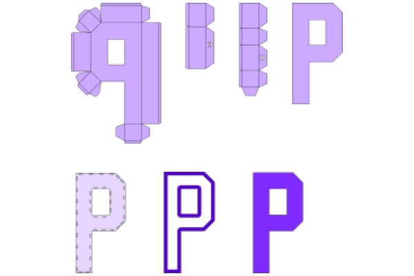 Purple Puzzle: A Visual Exploration of Letter Forms