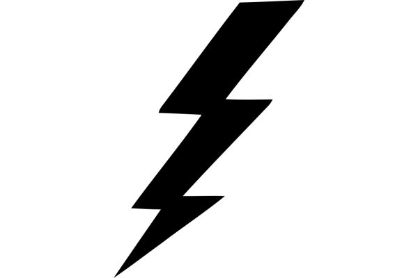 Stylized Lightning Bolt Icon