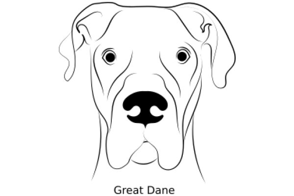 Great Dane: A Illustration