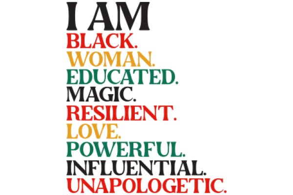 A Colorful Affirmation of Identity and Empowerment