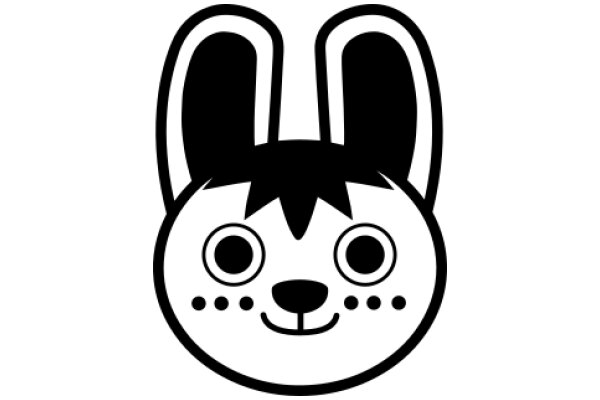 A Playful Logo of a Bunny