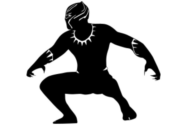 Silhouette of a Superhero-like Figure