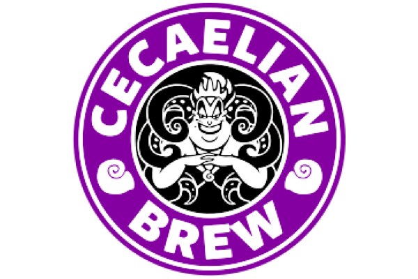 Ceci est un logo pour une brasserie, 'Cecilian Brew'.