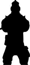 Silhouette of a Police Officer