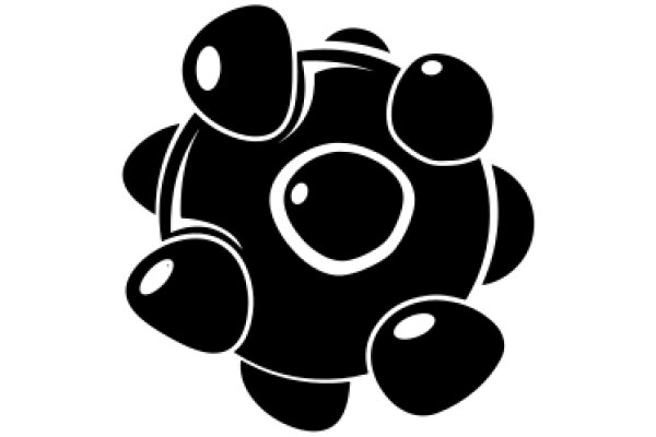 Stylized Icon of a Ball with Spikes