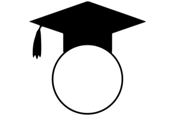 A Simple Illustration of a Graduation Cap and Tassel