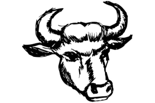 Stylized Bull Drawing