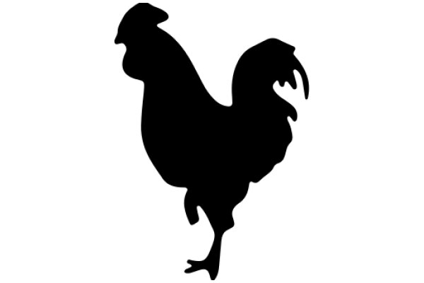 Silhouette of a Rooster: A Symbol of Dawn and Renewal