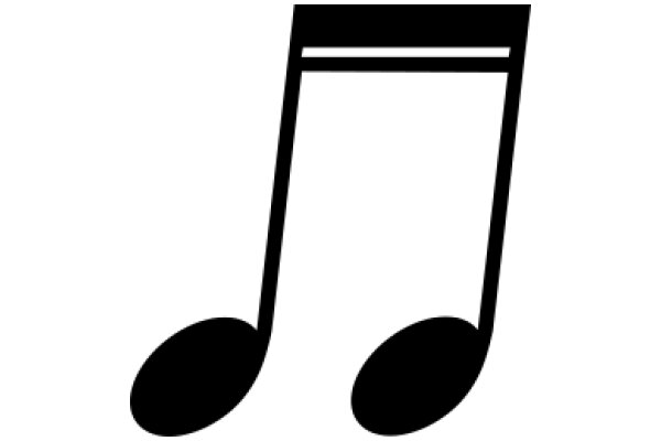 Simplistic Icon of a Musical Note