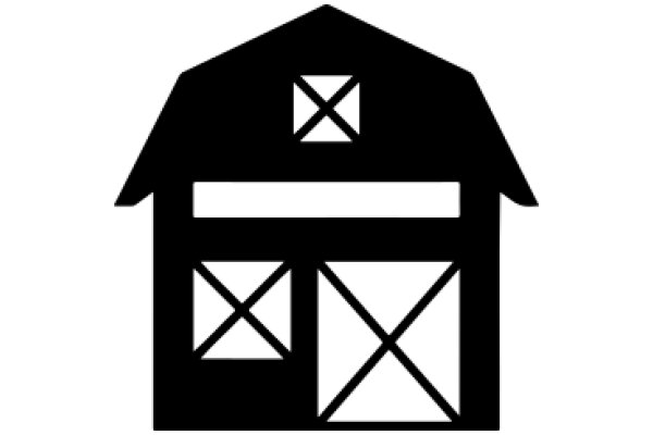 Simplistic Icon of a House with a Mailbox