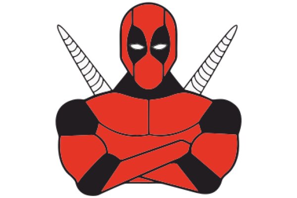 Vigilant Red and Black Superhero Logo