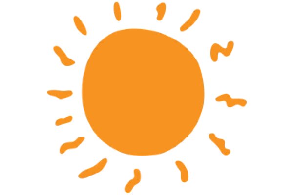 A Bright and Sunny Day: A Simple, Yet Vibrant, Representation of the Sun